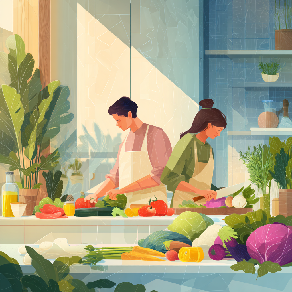 Здорове харчування - свіжі овочі та фрукти